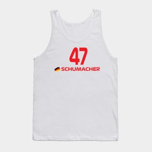 Mick Schumacher F1 47 Tank Top